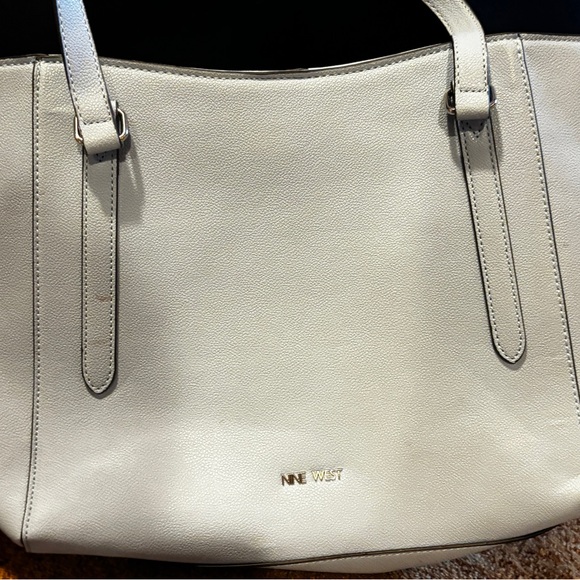 Light Blue Nine West Tote, used once. - Picture 2 of 5